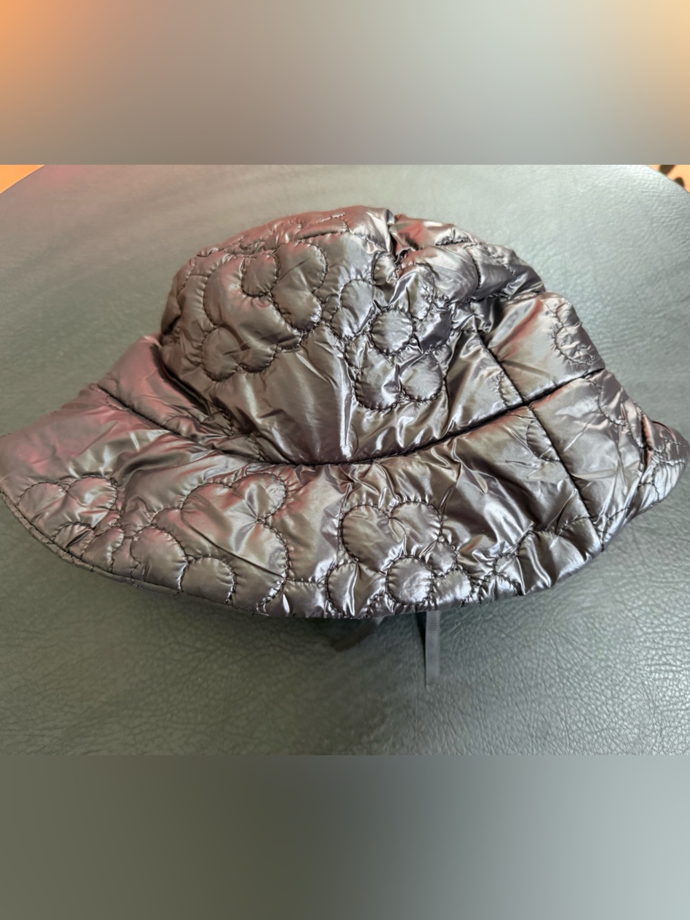 Quilted Puffer Bucket Hat